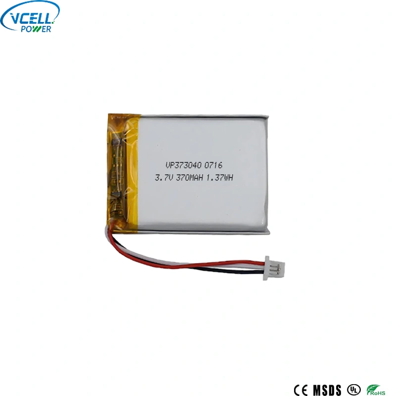 373040 Ультратонкий LiPO аккумулятор 3,7 В, 370 мАч