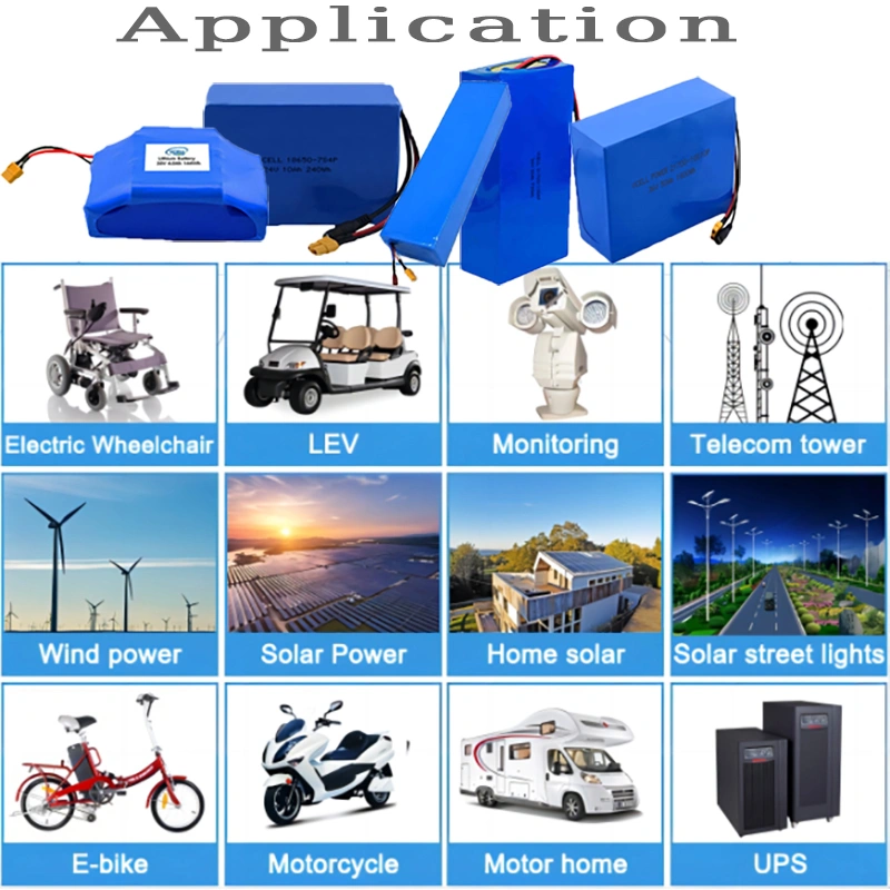11.1V 50Ah 21700 3S10P Li Ion Rechargeable Battery